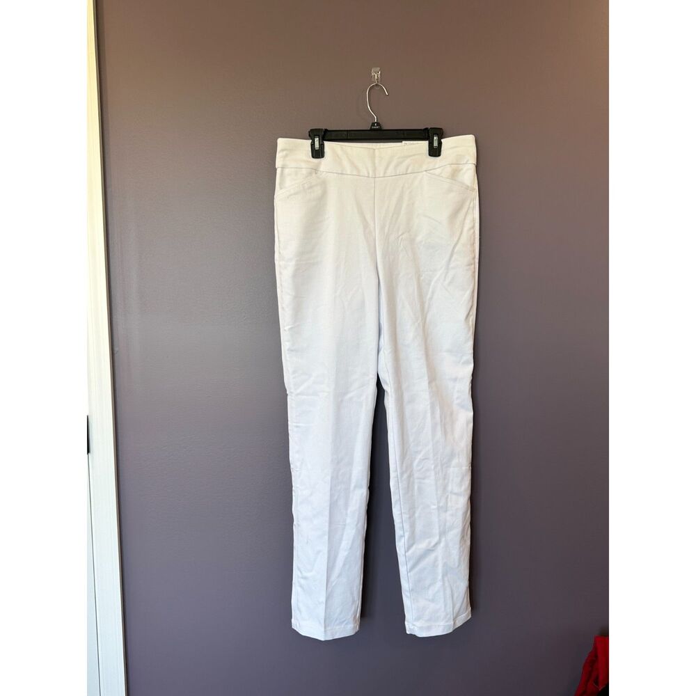 croft & barrow White Straight Leg Pants 32 inch inseam